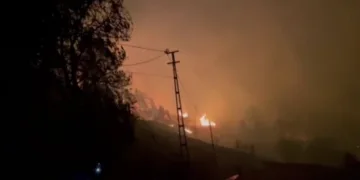 Trabzon’da şiddetli fırtına yangınlara neden oldu