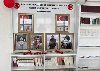 Şırnak’ta şehit polisler adına kütüphane açıldı