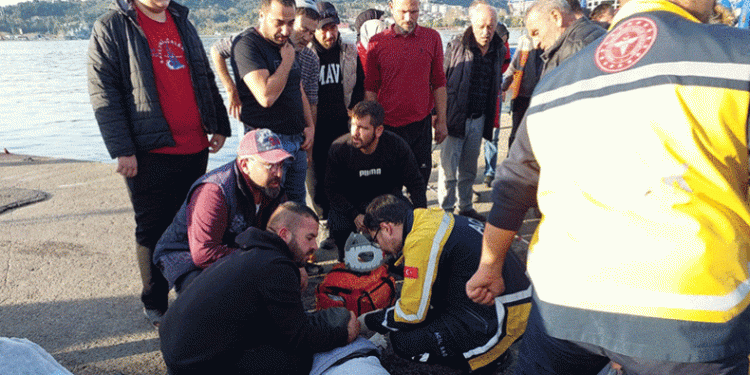 Zonguldak’ta arama çalışmalarını izlemek isterken yaralandı