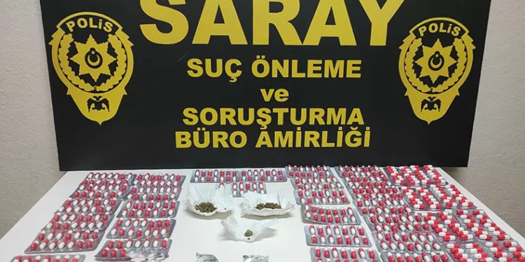 500 adet uyuşturucu hap ele geçirildi