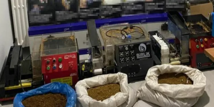 Samsun’da 96 bin 600 adet makaron ele geçirildi
