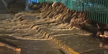 Dere taşınca sokakları ve iş yerlerini su bastı
