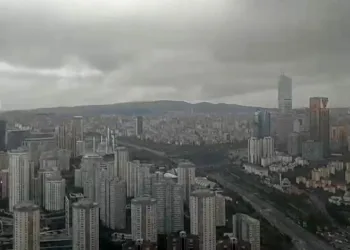 İstanbul’da yağmurun gelişi böyle kaydedildi