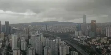İstanbul’da yağmurun gelişi böyle kaydedildi