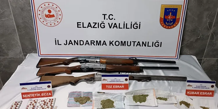 Elazığ’da uyuşturucu operasyonu