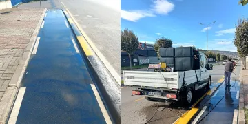Sakarya’daki bisiklet yolları temizlendi