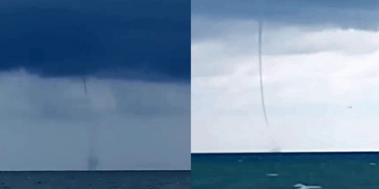 Antalya açıklarında hortum