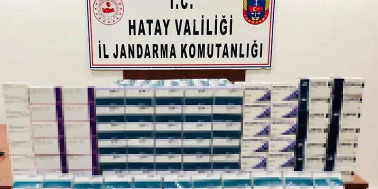 Hatay’da on binlerce uyuşturucu hap ele geçirildi