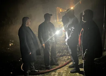Tavşanlı’da korkutan yangın