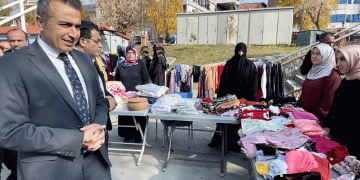 Filistin’e destek çadırı kuruldu