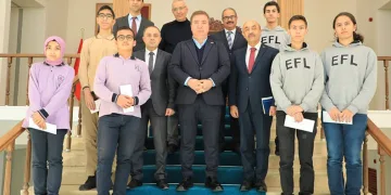 Dereceye giren öğrenciler ödüllendirildi