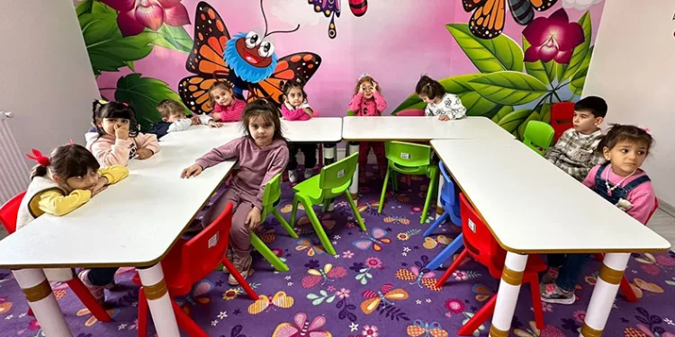 Dar gelirli aileler için 8. kreş açıldı
