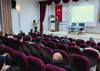 Görevli teknik personellere eğitim verildi