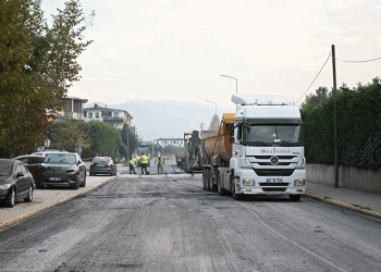 Kartepe’ye 1950 ton asfalt