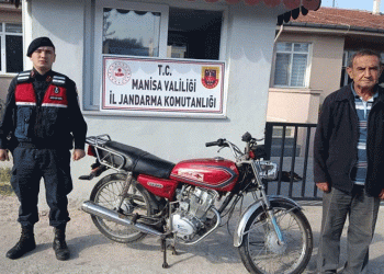 Çalınan motosikleti jandarma buldu