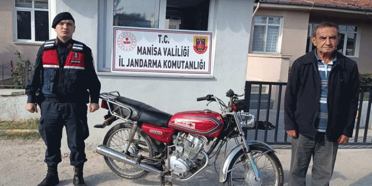 Çalınan motosikleti jandarma buldu