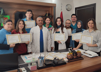Sarıgöl Devlet Hastanesi personeline başarı belgesi