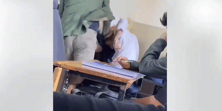Öğrenci döven öğretmen serbest bırakıldı