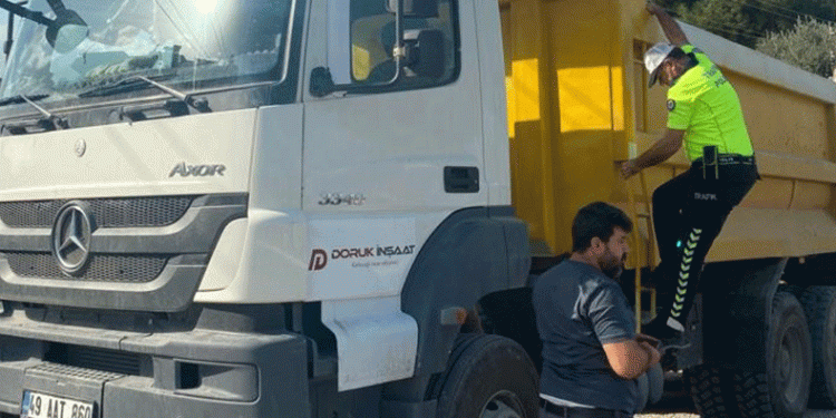 Ağır tonajlı araçlara sıkı denetim