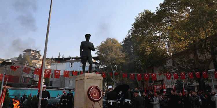 Kahramanmaraş’ta Atatürk’ü Anma Töreni