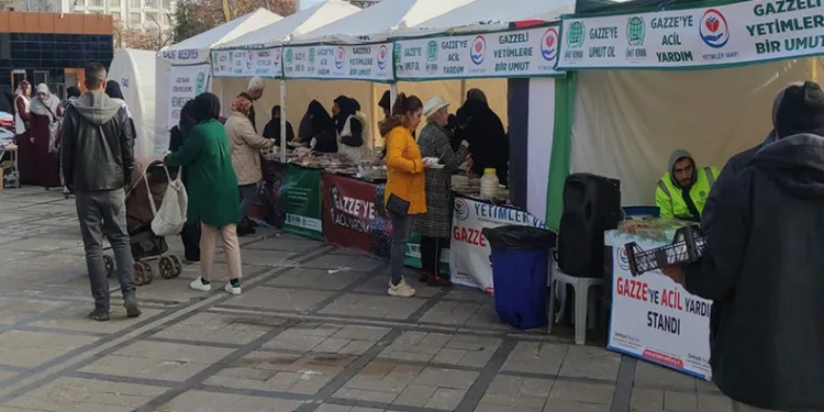 Elazığ’da Gazze etkinliğine yoğun ilgi