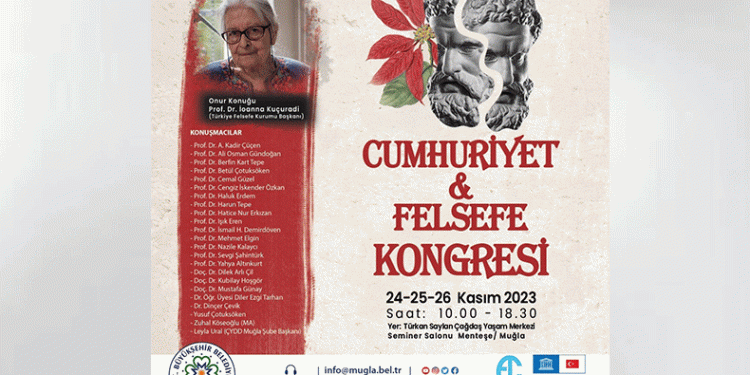 Cumhuriyet ve Felsefe kongresi düzenleniyor