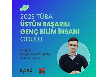 TÜBA ödülü BARÜ’den Prof. Dr. Yılmaz’a