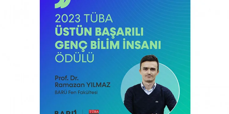 TÜBA ödülü BARÜ’den Prof. Dr. Yılmaz’a