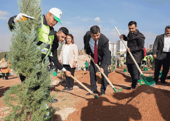 Şehitkamil’in 27. Ormanına can suyu verildi