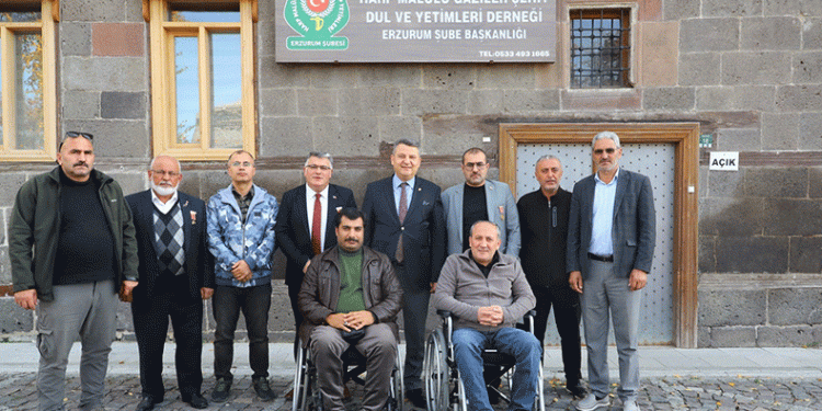 Yırtar’dan gazilere ziyaret