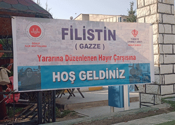 Gazze yararına hayır çarşısı kuruldu