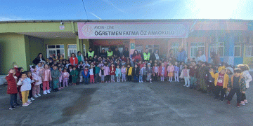 Çineli minikler trafik kurallarını öğrendi