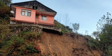 Rize’de heyelan
