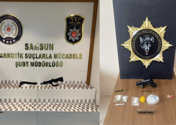 Samsun’da 3 ayrı uyuşturucu operasyonu: 12 gözaltı