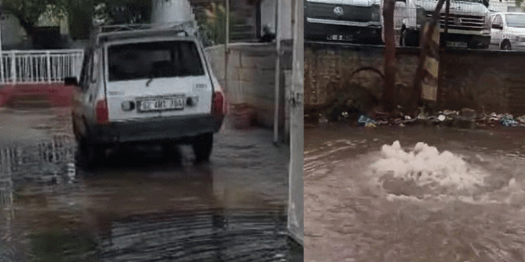 Kahta’yı sağanak vurdu, evleri su bastı