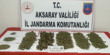 Aksaray’da uyuşturucu tacirlerine jandarma baskını
