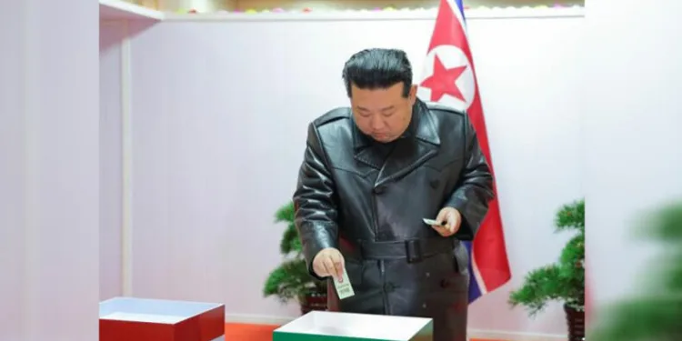 Kuzey Kore lideri Kim yerel seçimlerde oy kullandı