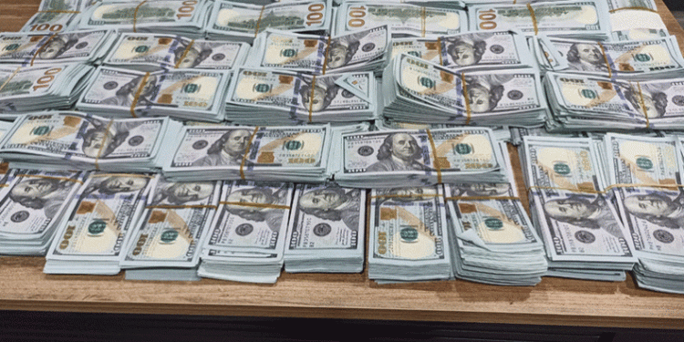 Lübnanlı 2 yolcu 580 bin sahte dolarlarla yakalandı