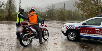 Jandarmadan trafik denetimi