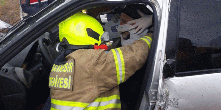 Bandırma – Bursa karayolu üzerinde trafik kazası: 1 yaralı