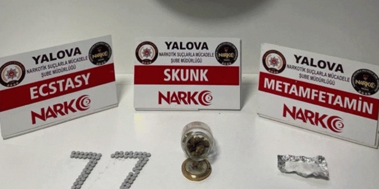 Yalova’daki uyuşturucu operasyonlarında 2 gözaltı