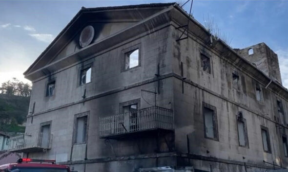Bursa'da 153 yıllık tarihi mekanda yangın