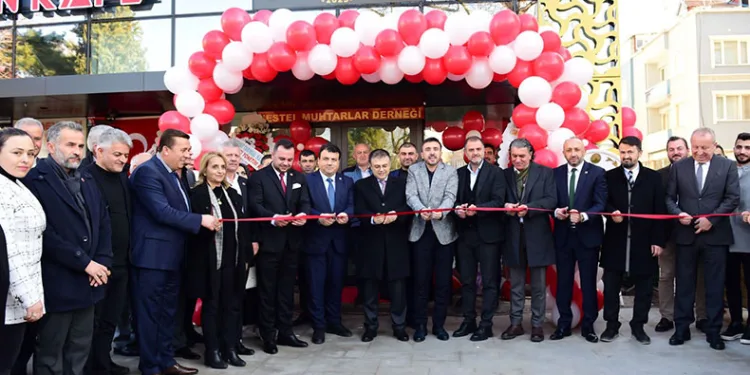 Kestel Muhtarlar Derneği’nin yeni binası açıldı