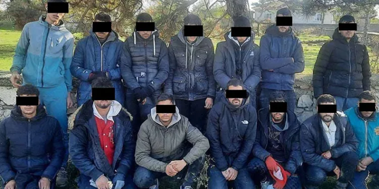 Kırklareli’nde 32 kaçak göçmen yakalandı
