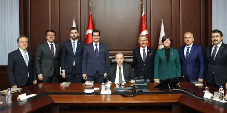 Denizli AK Parti, Cumhurbaşkanı Erdoğan ile görüştü
