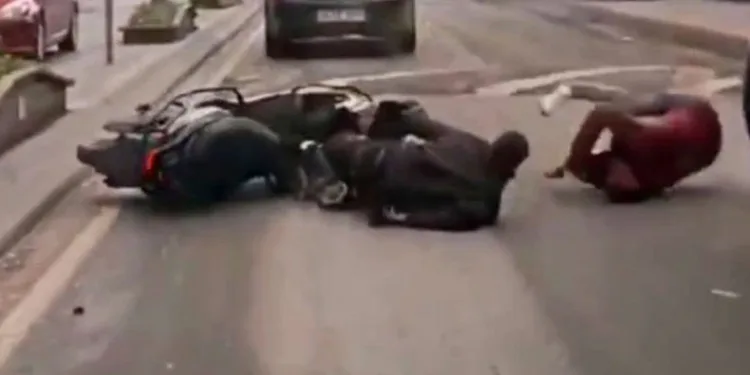 Şoförün dikkati felaketi önledi