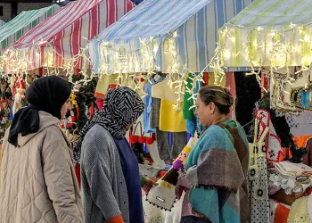 Bayraklılı kadınlardan yeni yıl sergisi