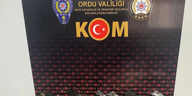Ordu’da silah kaçakçılığı operasyonu