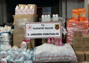 Gaziantep’te 3,5 milyon TL’lik sahte deterjan ele geçirildi