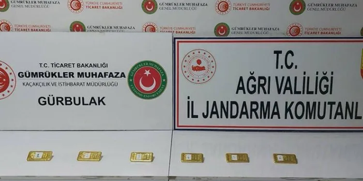 11 milyon değerinde altın yakalandı